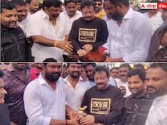 RGV in Kakinada: కోడి పందేల బ‌రి వద్ద రామ్ గోపాల్ వ‌ర్మ, కోడికత్తి ఫైట్‌ను ఆసక్తిగా వీక్షించిన డైరెక్టర్