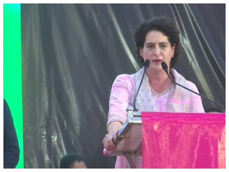 Karnataka Polls 2023: 'PSI Scam Shameful': Priyanka Gandhi's Attack On BJP Ahead Of Elections 'PSI Scam Shameful': Priyanka Gandhi's Attack On BJP Ahead Of Karnataka Polls 2023