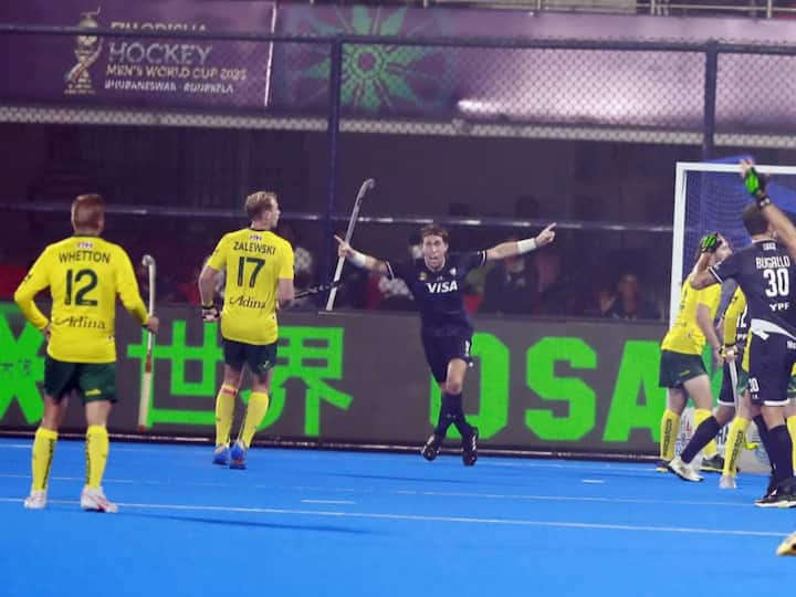 Hockey World Cup: Australia score late goal to secure 3-3 draw with Argentina Hockey World Cup: Australia Score Late Goal To Secure 3-3 Draw With Argentina