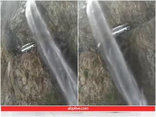 Video: पहाड़ पर छोटे से रास्ते के बीच झरने के पीछे से निकाल दी बस, ड्राइवर के इस टैलेंट को हर कोई पंसद कर रहा है