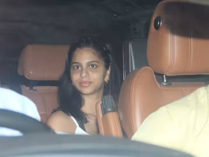 Suhana Khan Pics: रविवारी शाहरुख खानची मुलगी सुहाना खान मुंबईतील वांद्रे येथे स्पॉट झाली.