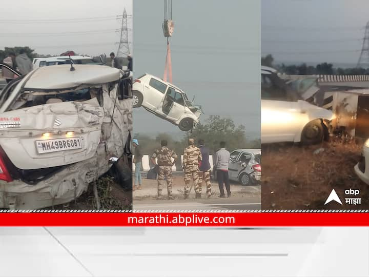 Maharashtra Buldhana Samriddhi Highway Accident: समृद्धी महामार्गावरील अपघाताचं सत्र सुरूच आहे. बुलढाण्यात समृद्धी महामार्गावर दोन कारचा भीषण अपघात झाला आहे.