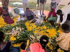 50 क्विंटलच्या भाकरी, 250 क्विंटलची भाजी, नांदेडमधील बारालिंग देवस्थानाची भाजी-भाकरीची 200 वर्षांची परंपरा