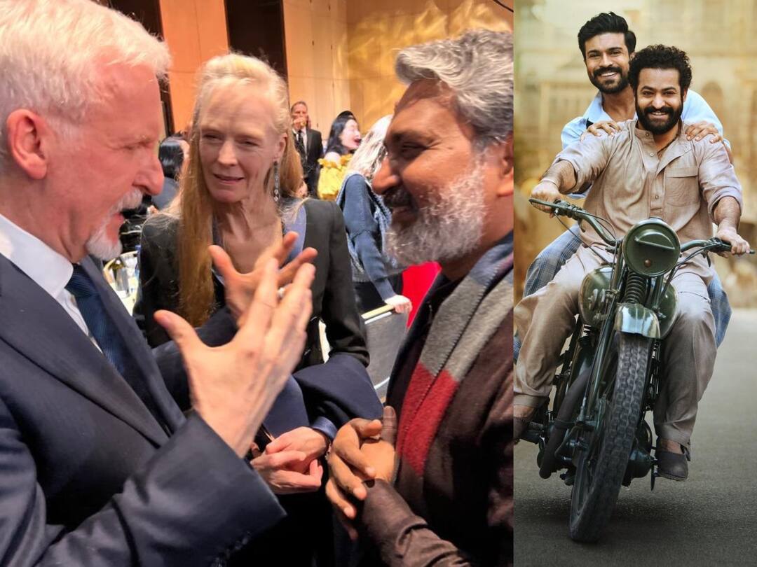 2 முறை ஆர்.ஆர்.ஆர் படம் பார்த்த அவதார் இயக்குநர் ஜேம்ஸ் காமரூன்...  மகிழ்ச்சியின் உச்சத்தில் ராஜமௌலி!