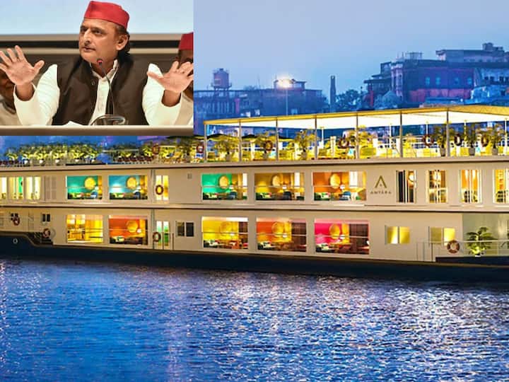 Ganga Vilas Cruise Akhilesh Yadav Claims River Cruise On Holy Ganga Has Bar Ganga Vilas Cruise: గంగా విలాస్ క్రూజ్‌లో బార్ కూడా ఉంది, ఆల్కహాల్ సర్వ్ చేస్తున్నారు - అఖిలేష్ యాదవ్ ఆరోపణలు