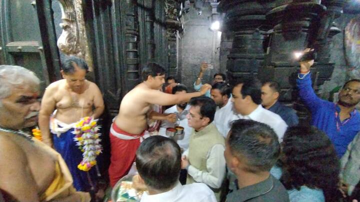 भाजप नेते किरीट सोमय्या आज कोल्हापूर दौऱ्यावर आहेत.