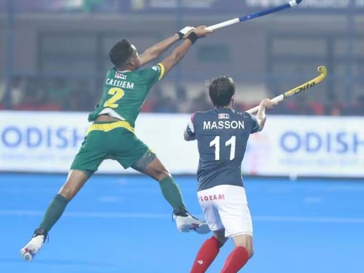 France defeated South Africa 2-1 in the third match of the Hockey World Cup 2023 on Monday Hockey World Cup 2023: फ्रांस ने साउथ अफ्रीका को 2-1 से हराया, ऐसा रहा मैच का हाल