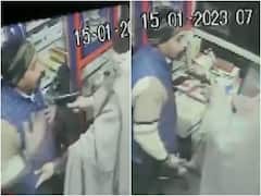 Caught On Camera: Medical Shop Owner Robbed At Gunpoint In Punjab's Faridkot