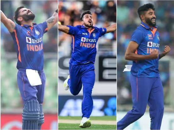 virat kohli mohammed siraj umran malik and kuldeep yadav were star in odi series against SL ਕੋਹਲੀ ਦੀ ਤਾਕਤ, ਉਮਰਾਨ ਦੀ ਸਪੀਡ ਅਤੇ ਸਿਰਾਜ ਦੀ ਸਵਿੰਗ; SL ਸੀਰੀਜ਼ 'ਚ ਚਮਕੇ ਇਹ ਖਿਡਾਰੀ, ਵਨਡੇ ਵਿਸ਼ਵ ਕੱਪ ਖੇਡਣ ਦੇ ਬਣੇ ਦਾਅਵੇਦਾਰ