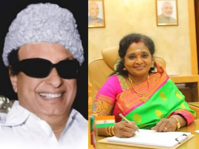 Puducherry Governor Tamilisai Soundararajan tributes to MGR on his 106th birthday in Chennai Tamilisai Soundararajan : “எம்ஜிஆர் தேசியம் போற்றிய திராவிடத் தலைவர்”.. ஒரே வரியில் ’நச்’ பதில் கொடுத்த ஆளுநர் தமிழிசை..!