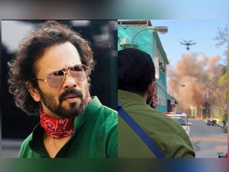 rohit shetty share video on social media from the set of upcoming web series indian police force Rohit Shetty: जाळ अन् धूर संगटच; रोहित शेट्टीच्या नव्या वेब सीरिजमध्ये अॅक्शनचा तडका, व्हिडीओ शेअर करत म्हणाला, 'काहीही झाले तरी... '