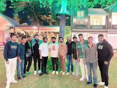 Team India Stars Meet Jr NTR In Hyderabad Ahead Of 1st ODI vs New Zealand | SEE PICS