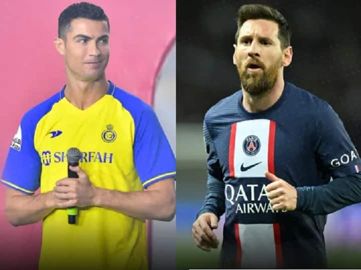 Cristiano Ronaldo and Lionel Messi in a Friendly Match between Riyadh ST XI and PSG PSG vs Riyadh ST XI: एक बार फिर आमने-सामने होंगे मेसी और रोनाल्डो, रियाद में होगा मुकाबला