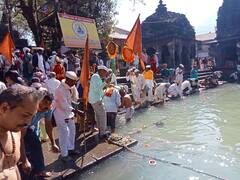 Trimbakeshwer Yatra : 'सकळही तीर्थे निवृत्तीच्या पायी...' नाथांच्या वारीला त्र्यंबक नगरी दुमदुमली!