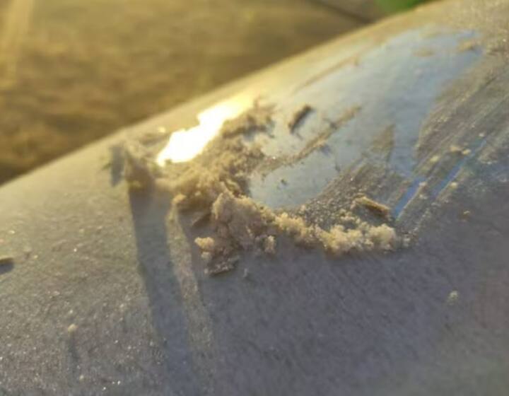 રાજસ્થાનનો સીકર જિલ્લો ઠંડીથી ધ્રૂજી રહ્યો છે. ફતેહપુર શહેરના ગ્રામીણ વિસ્તારોમાં ખેતરોમાં ઝાકળના ટીપાં બરફમાં ફેરવાઈ ગયા છે. ઝાકળના ટીપાં ખેતરો અને વાડ પર થીજી ગયા છે. થીજી ગયેલા ઝાકળના ટીપા કાચના ઝુમ્મર જેવા દેખાતા હતા. ચાલો તસવીરોમાં જોઈએ કે થીજી ગયેલા ઝાકળના ટીપાં કેવા દેખાય છે. ગોવિંદ બુટોલિયાએ સીકરથી આ તસવીરો મોકલી છે.