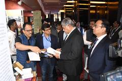 जी-२० बैठकस्थळी असलेल्या प्रदर्शनाला चंद्रकांत पाटील यांनी दिली भेट