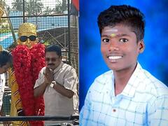 டிடிவி தினகரனை வரவேற்க வாழை மரம் கட்டிய வாலிபர் மீது வேன் மோதி பலி