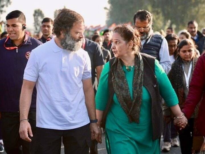 Punjab Bharat Jodo Yatra Navjot Kaur Sidhu Amrinder Singh Raja Warring Rahul Gandhi Bharat Jodo Yatra: नवजोत कौर सिद्धू भारत जोड़ो यात्रा हुईं शामिल, राहुल गांधी के साथ मिलाए कदम से कदम