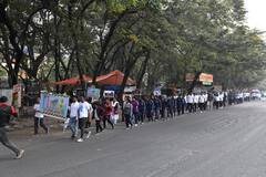 PHOTO : रस्ता सुरक्षा सप्ताह : अपघातमुक्त नागपूरसाठी जनजागृती रॅली