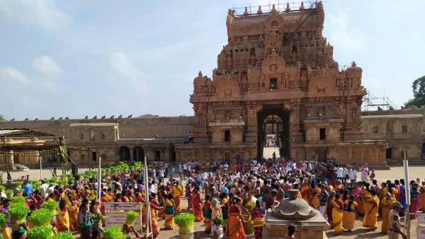 Pongal, which has started to be weeded in Thanjavur district special worships in temples from morning TNN தஞ்சை மாவட்டத்தில் களைகட்டத் தொடங்கிய காணும் பொங்கல்... காலை முதல் கோயில்களில் சிறப்பு வழிபாடுகள்