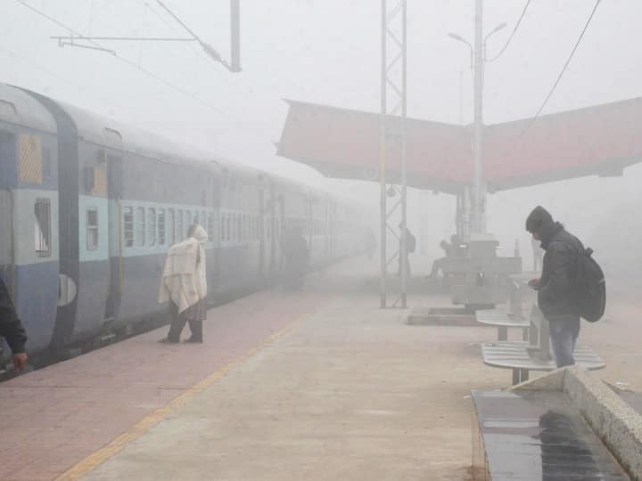 कोहरे के चलते ट्रेनों की रफ्तार धीमी रही, करीब 15 से ज्यादा ट्रेनें देरी से चलीं.