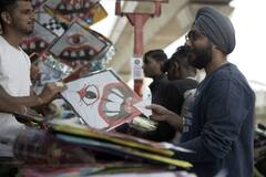 વાયુ પ્રદૂષણ અંગે જાગૃતતા લાવવા માટે 3500 પ્રદૂષણ વિરોધી પતંગો ઉડાડવામાં આવી