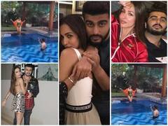 बिकिनी पहने पूल में अर्जुन कपूर के साथ इस अंदाज में नजर आई मलाइका अरोड़ा, देखिए अनसीन तस्वीरें