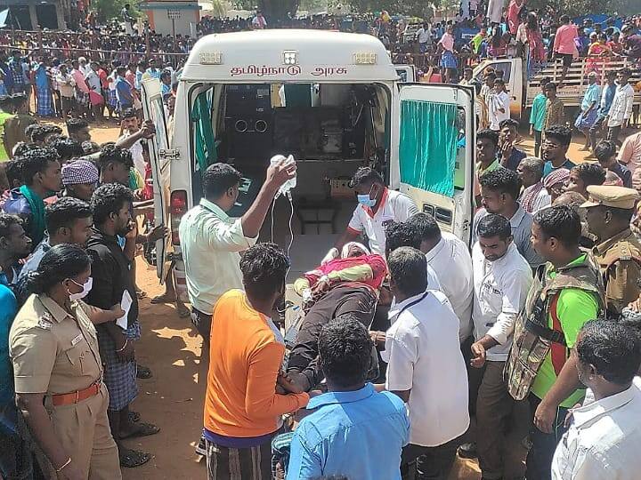 கரூர் ஜல்லிக்கட்டு போட்டியில் காளை முட்டியதில் மாடுபிடி வீரர் உயிரிழப்பு