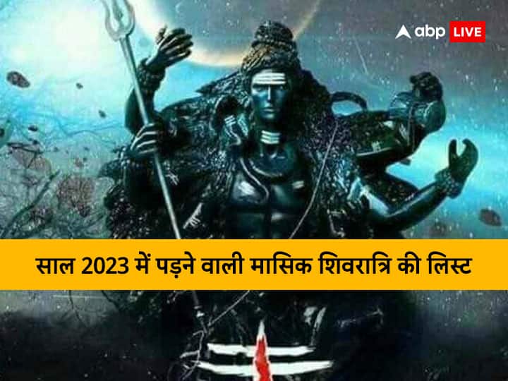 Mashik Shivratri 2023: साल 2023 में मासिक शिवरात्रि कब-कब है? यहां देखे पूरे साल की संपूर्ण लिस्ट