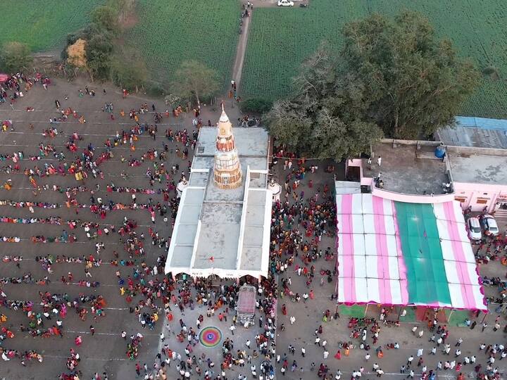 यात्रेचं मनमोहक दृष्य  अमरावतीचे अक्षय इंगोले यांनी टिपले आहे