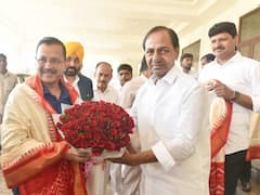 3 CMs, Other National Leaders Meet CM KCR Ahead Of BRS Public Meeting In Khammam - SEE PICS