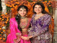 Radhika Merchant: अनंत अंबानी के नाम की मेहंदी से सजे राधिका मर्चेंट के हाथ, सेरेमनी की तस्वीरें हो रही वायरल