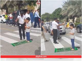 बीच सड़क पर नमाज पढ़ने लगा बच्चा, सड़क पर लग गया जाम... अब हो रही सही-गलत को लेकर बहस