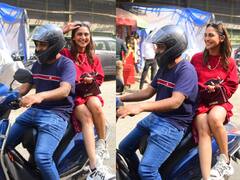 Krystle D'Souza: लंबी गाड़ी छोड़, स्कूटी की सवारी पर निकली ये एक्ट्रेस... बस कर दी एक गलती