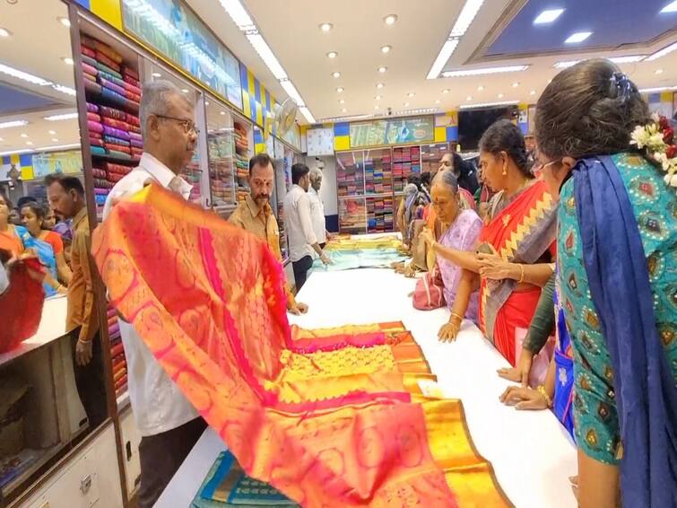 peoples are willing to buy kanchipuram silk sarees after birth of thai month TNN 