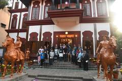 In Pics : ओह्ह इट्स अमेझिंग! G-20 च्या परदेशी पाहुण्यांना शनिवार वाडा अन् लाल महालाची भुरळ