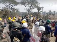 झारखंड: झारखंड में ECL कोल प्रोजेक्ट के विरोध में उतरे ग्रामीण, भारी संख्या में सुरक्षा बल तैनात