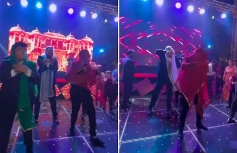 friends dance on Punjabi song wearing dupatta viral video Viral Video: 