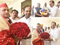 3 CMs, Other National Leaders Meet CM KCR Ahead Of BRS Public Meeting In Khammam - SEE PICS