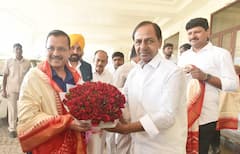 In Pics: ప్రగతి భవన్‌కు జాతీయ నేతలు, కేసీఆర్ ఘన స్వాగతం - అల్పాహార విందు