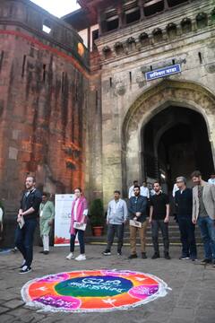 In Pics : ओह्ह इट्स अमेझिंग! G-20 च्या परदेशी पाहुण्यांना शनिवार वाडा अन् लाल महालाची भुरळ