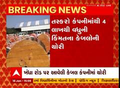 Vadodara: વાઘોડિયાના ખંધા રોડ પર આવેલી કેબલ કંપનીમાં લાખો રુપિયાના કેબલ વાયરની ચોરી