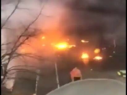 Chopper Crash Ukraine Minister Among 16 Killed In Helicopter Crash Near Kyiv Ukraine Chopper Crash: ஹெலிகாப்டர் விழுந்து விபத்து: 16 பேர் உயிரிழப்பு - உக்ரைன் அமைச்சர் உயிரிழப்பு