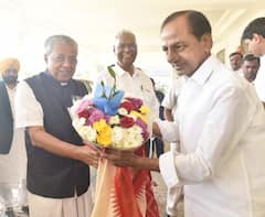 In Pics: ప్రగతి భవన్‌కు జాతీయ నేతలు, కేసీఆర్ ఘన స్వాగతం - అల్పాహార విందు