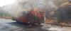 Nashik Bus Fire : नाशिकमध्ये थरार! चालत्या बसने घेतला पेट, चालकाचं प्रसंगावधान, 35 प्रवाशांचे वाचले प्राण!