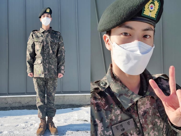 BTS Member Jin Drops First Photo From His Military Service - SEE