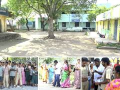 கோவில்பட்டி அருகே பள்ளி கழிவறையை சுத்தம் செய்ய சொன்னதாக மாணவர்கள் புகார்