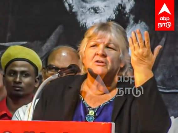 Che Guevara Daughter Chennai : ”இது தமிழ்நாடு ” கேள்வி கேட்ட சே குவேரா மகள் அரங்கை அதிரவிட்ட மக்கள்