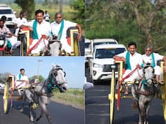 Anbil Mahesh Poyyamozhi : ‘அடேங்கப்பா’ மாட்டு வண்டியில் மாஸாக அமைச்சர் அன்பில் மகேஷ் பொய்யாமொழி!