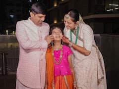 Devanshi Shanghvi Images: गुजरात के हीरा व्यापारी की नौ वर्षीय बेटी देवांशी ने जैन साध्वी के तौर पर ली दीक्षा, देखें तस्वीरें